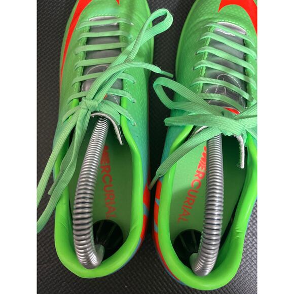 Nike Mens Rare Mercurial Victory IV IC 555614-380 Green Indoor Soccer Size 8 - Picture 9 of 10